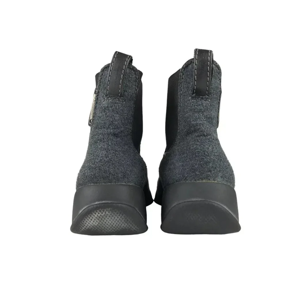 Dolomite Womens Gray Round Toe Pull On Ankle Winter Chelsea Boots Size US 8‎